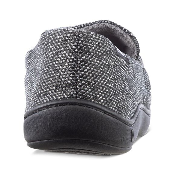 ISOTONER Mens Gray Closed Back Javier Round Toe Slip On Slippers Shoes XL - Picture 3 of 4